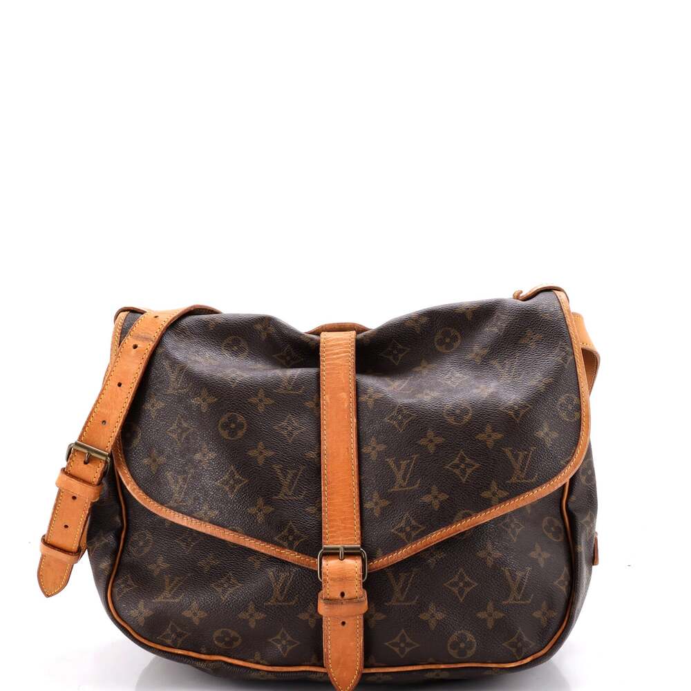 Louis Vuitton Saumur Handbag Canvas 35 #323421L94B